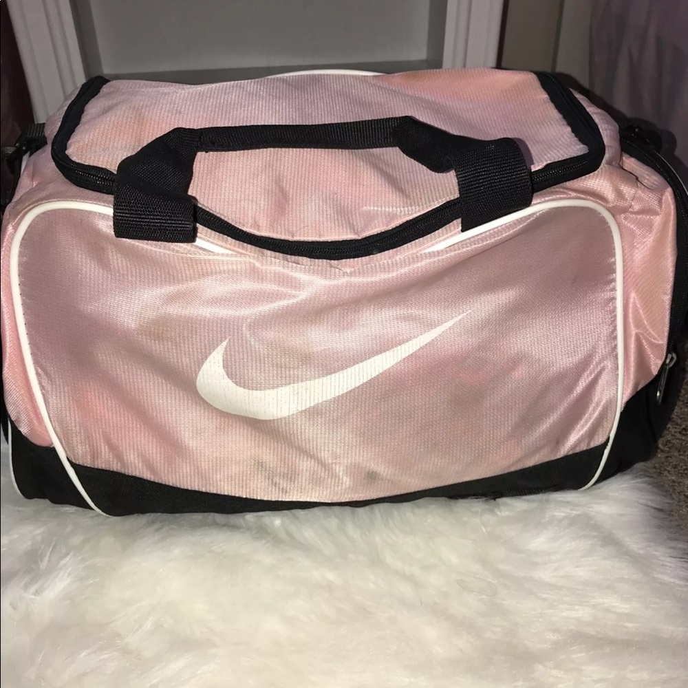 Pink nike bag