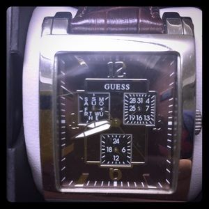 Guess rectangular style watch