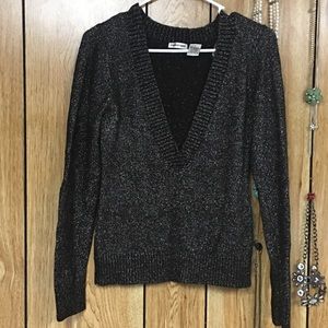 Black sparkly sweater