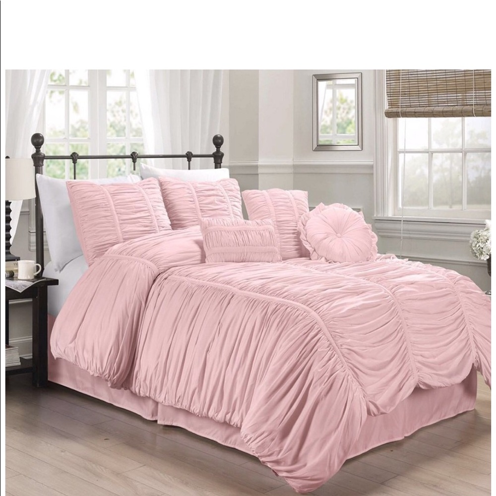 Used Pink comforter