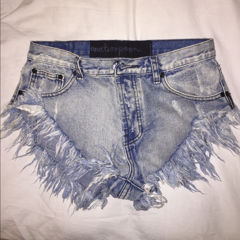 One Teaspoon Denim Cutoff Shorts
