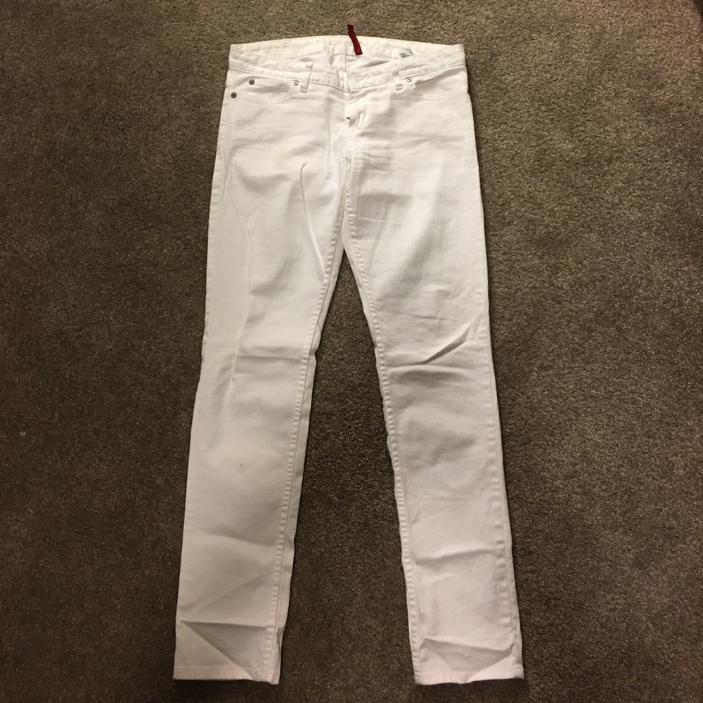 Guess women white jeans