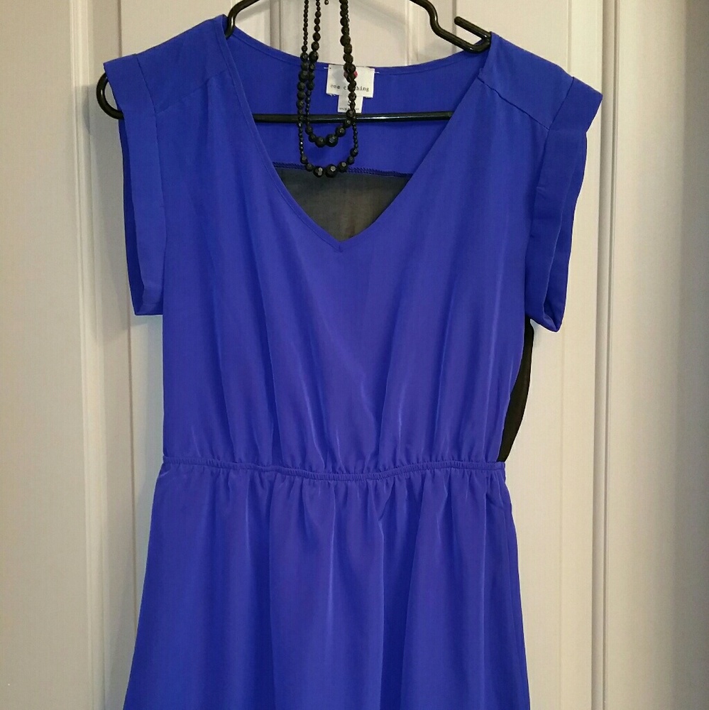 Blue dress