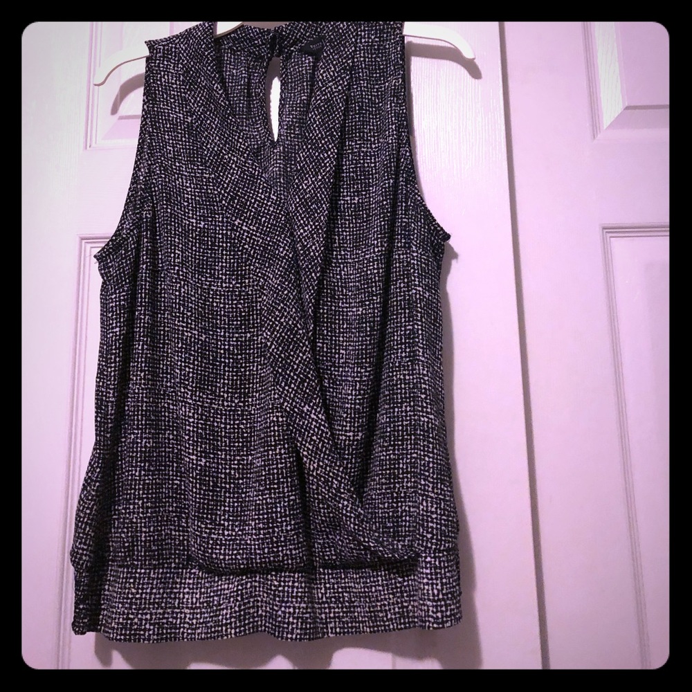White House Black Mrkt Sleeveless blouse XL