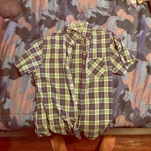 Arizona short sleave button up shirt