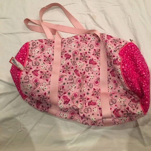Pink horse duffel bag - Picture 2 of 4