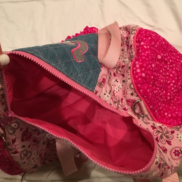 Pink horse duffel bag - Picture 3 of 4