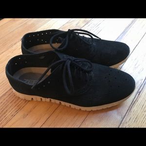 Women's Cole Haan Zerogrand Wingtip Oxford Blk 7M