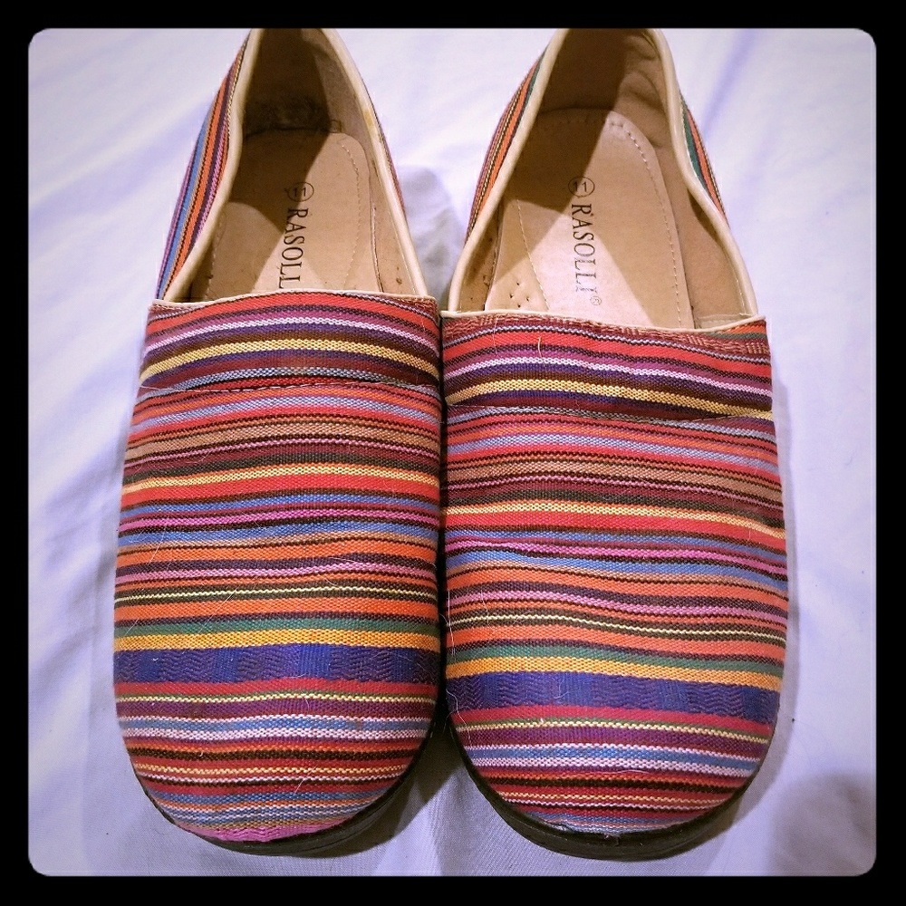 Multicolored shoes