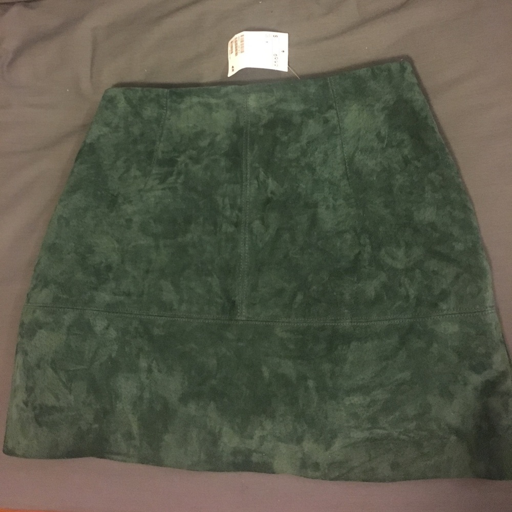 H&M suede skirt size 6