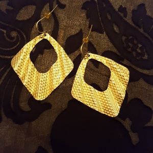 Waffled Earrings