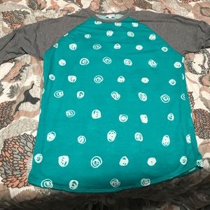 LuLaRoe Randy Baseball Tee