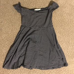 MINKPINK Off the shoulder striped dress