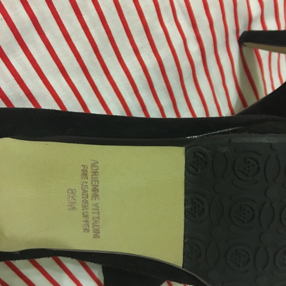 Adrienne Vittadini Black suede heels - Picture 3 of 7