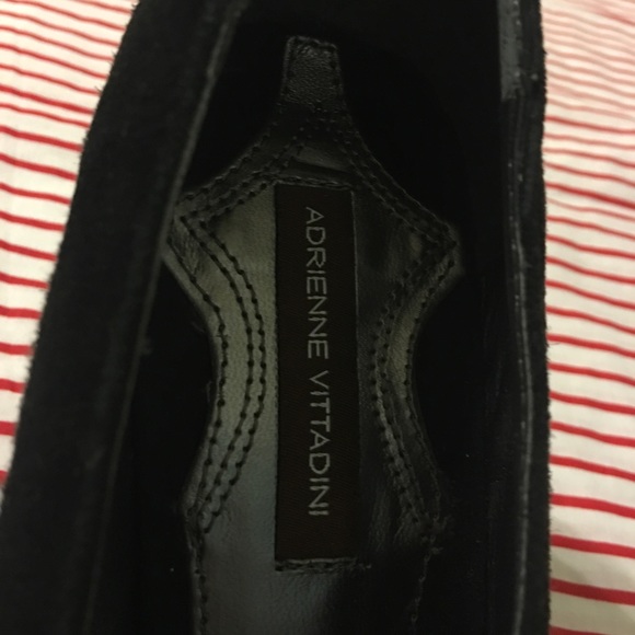 Adrienne Vittadini Black suede heels - Picture 6 of 7