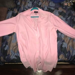 stafford pink dress shirt
