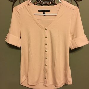 💕White House Black Market Pink Button Down💕