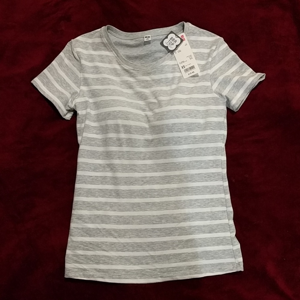 NWT Bra Top Complete Comfort Uniqlo Xs Gray