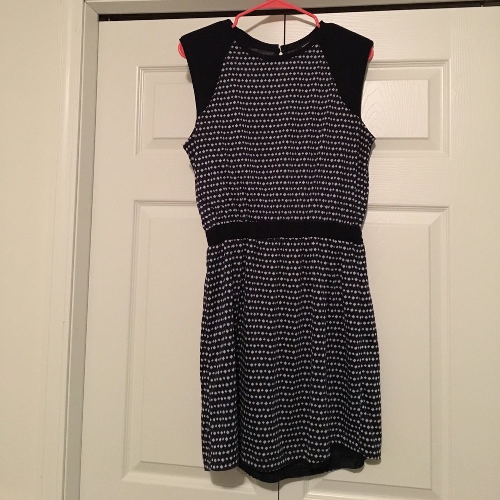 Navy blue casual dress