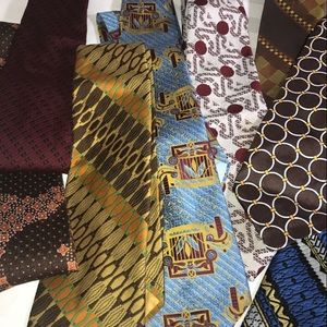 Lot of 15 Vintage neckTies 70's