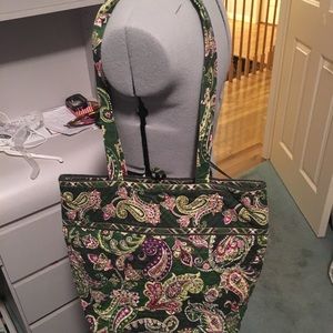 Vera Bradley paisley slim tote bag Vera Bradley paisley slim tote bag