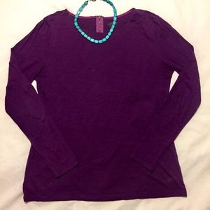 ‼️CLOSET CLEAR OUT‼️ Soft Eggplant Long-Sleeve Top