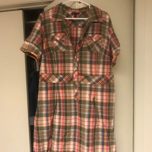 Plaid summer dress