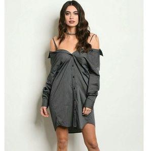 Last day sale long sleeve off the shoulder dress