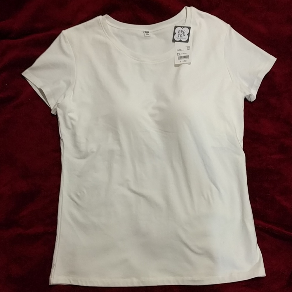 NWT Bra Top Complete Comfort White XL Uniqlo