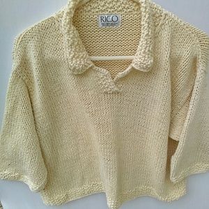 Chunky Crop like Yellow Sweater
