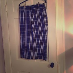 Black striped Capri Pants from Express