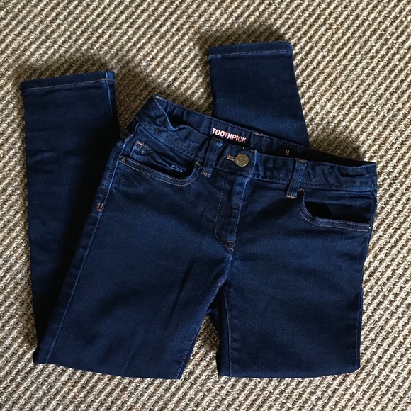 J. Crew Crewcuts Girls Toothpick Jeans - Picture 1 of 7