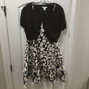 DRESS WITH MATCHING CARDIGAN