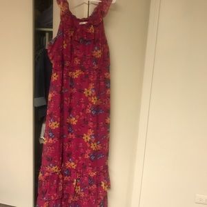 Bright floral maxi