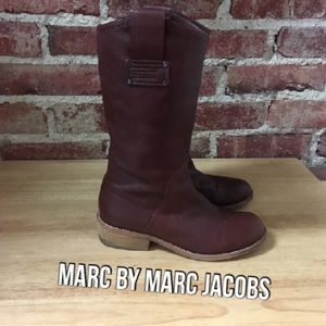 😍Marc by Marc Jacobs brown leather boots - size 6