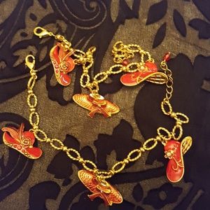 Red Hat Charm Bracelets