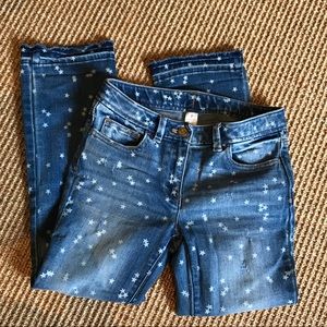 J. Crew Crewcuts Girls Star Print Jeans ⭐️