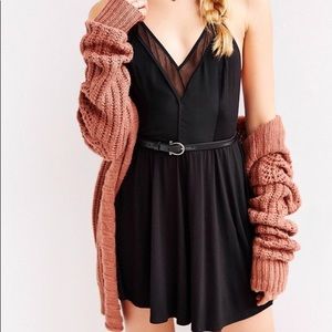 black Urban Outfitters razorback dress