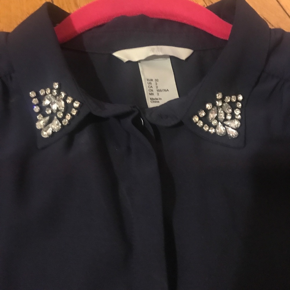 Sheer button down by h&m - Picture 2 of 4