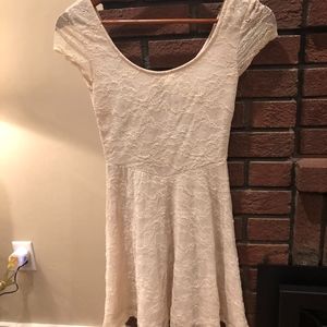 Juniors white dress