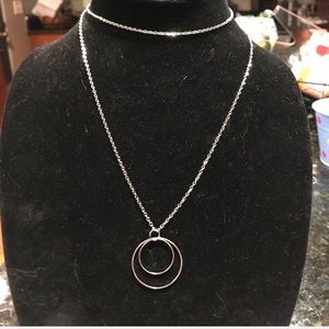 Simple double circles on 32"stainless steel chain