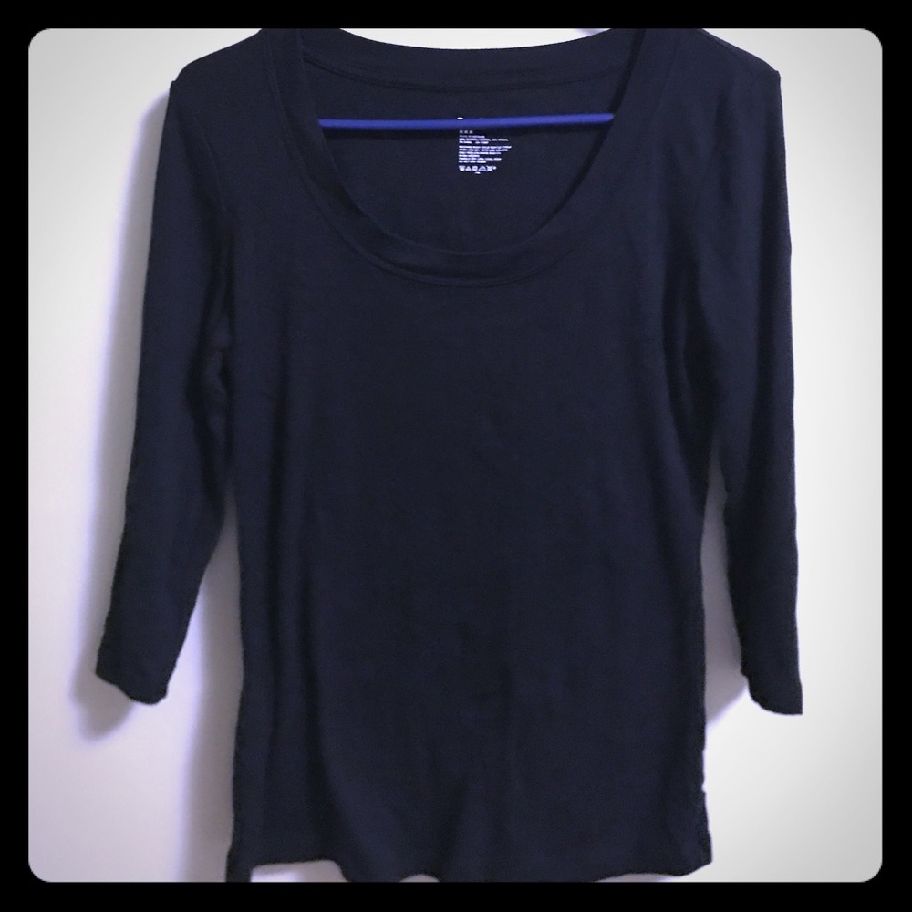3/4 sleeve round neck shirt