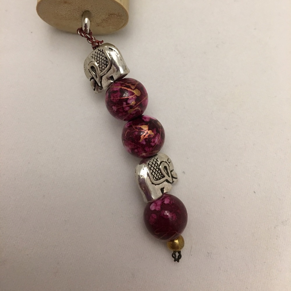 Handmade Wine Cork Keychain. - Picture 4 of 5