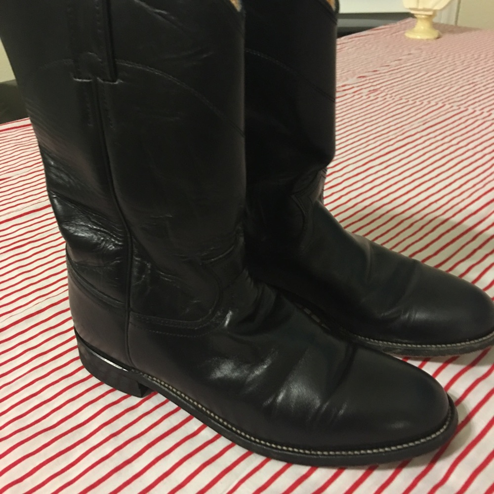 Justin Black boots