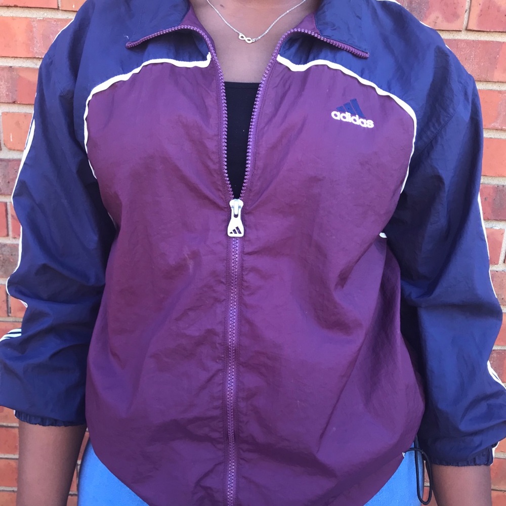 Vintage adidas windbreaker jacket