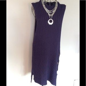 Navy sweater dress -NWT Navy sweater dress -NWT