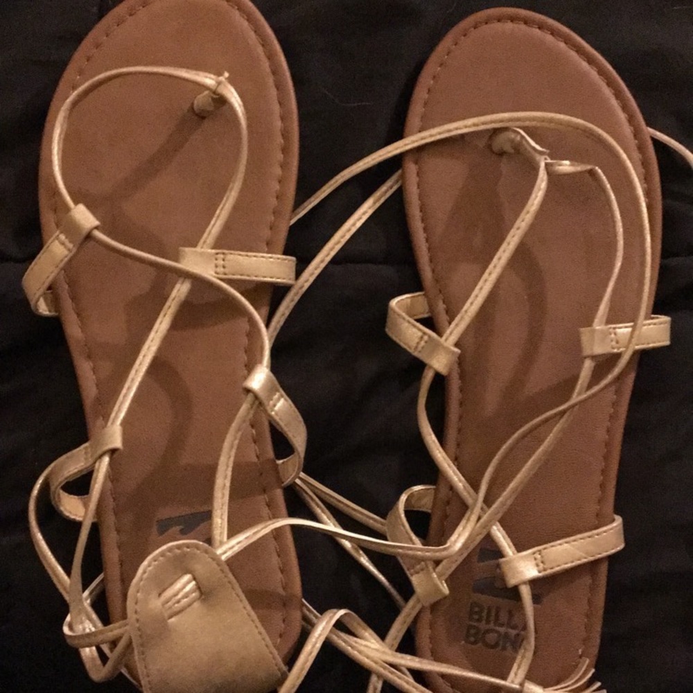 Lace up sandals