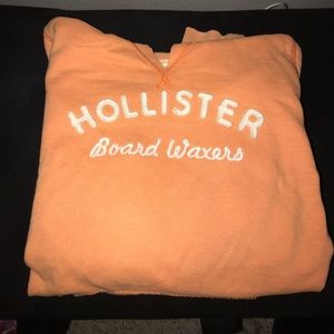 Orange Hollister hoodie
