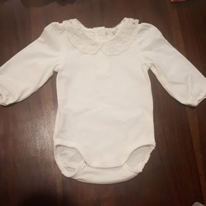H&M Lace Collar Onesie