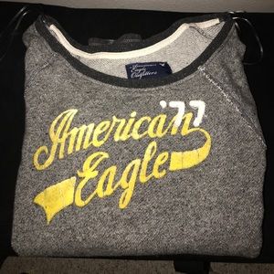 Grey American eagle sweater